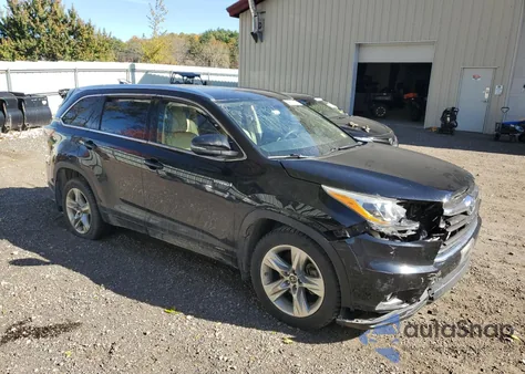2016 Toyota Highlander Hybrid Limited from USA, damaged, VIN 5TDDCRFHXGS018779